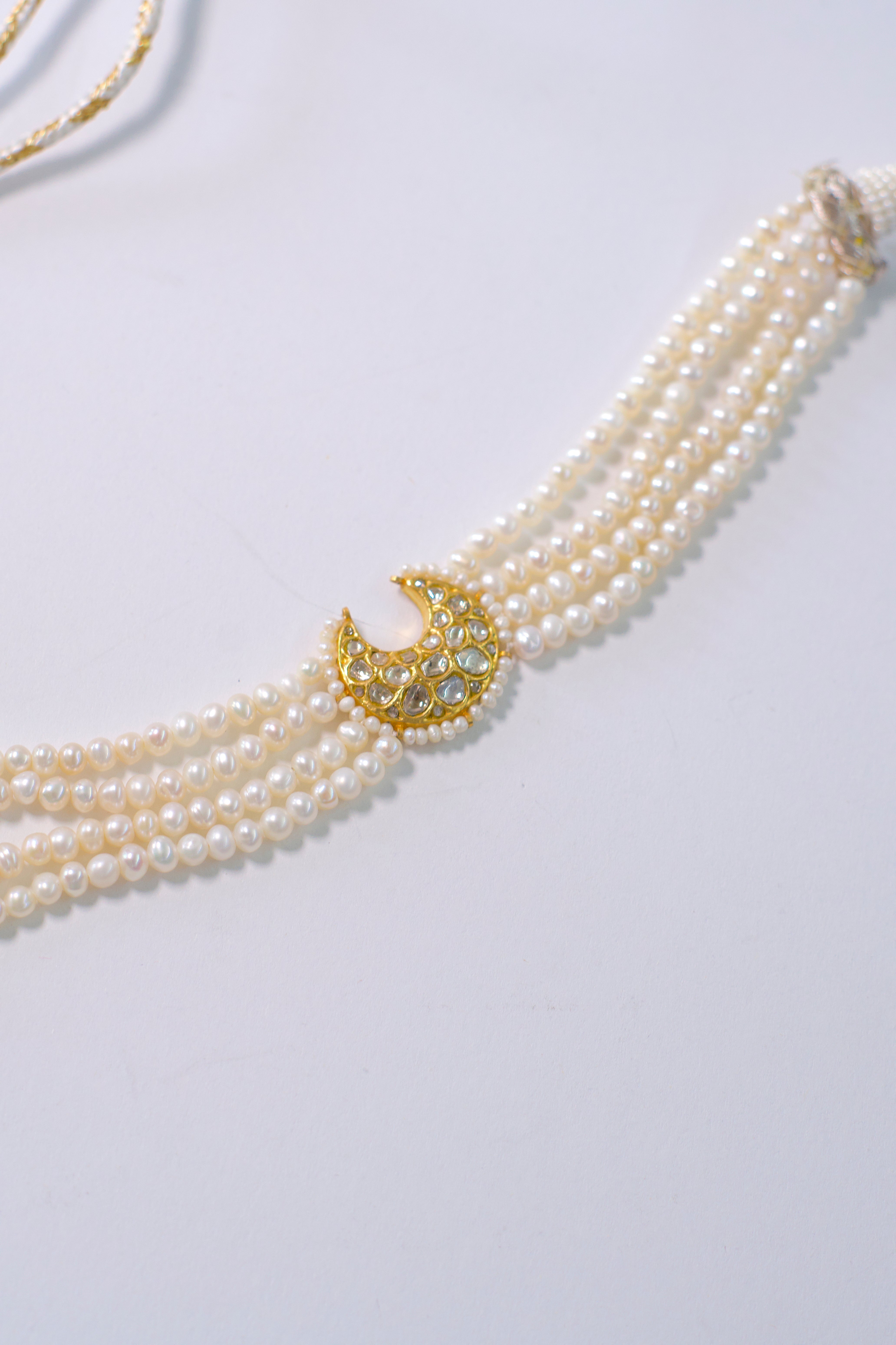 Chandrika Polki Pearl Choker