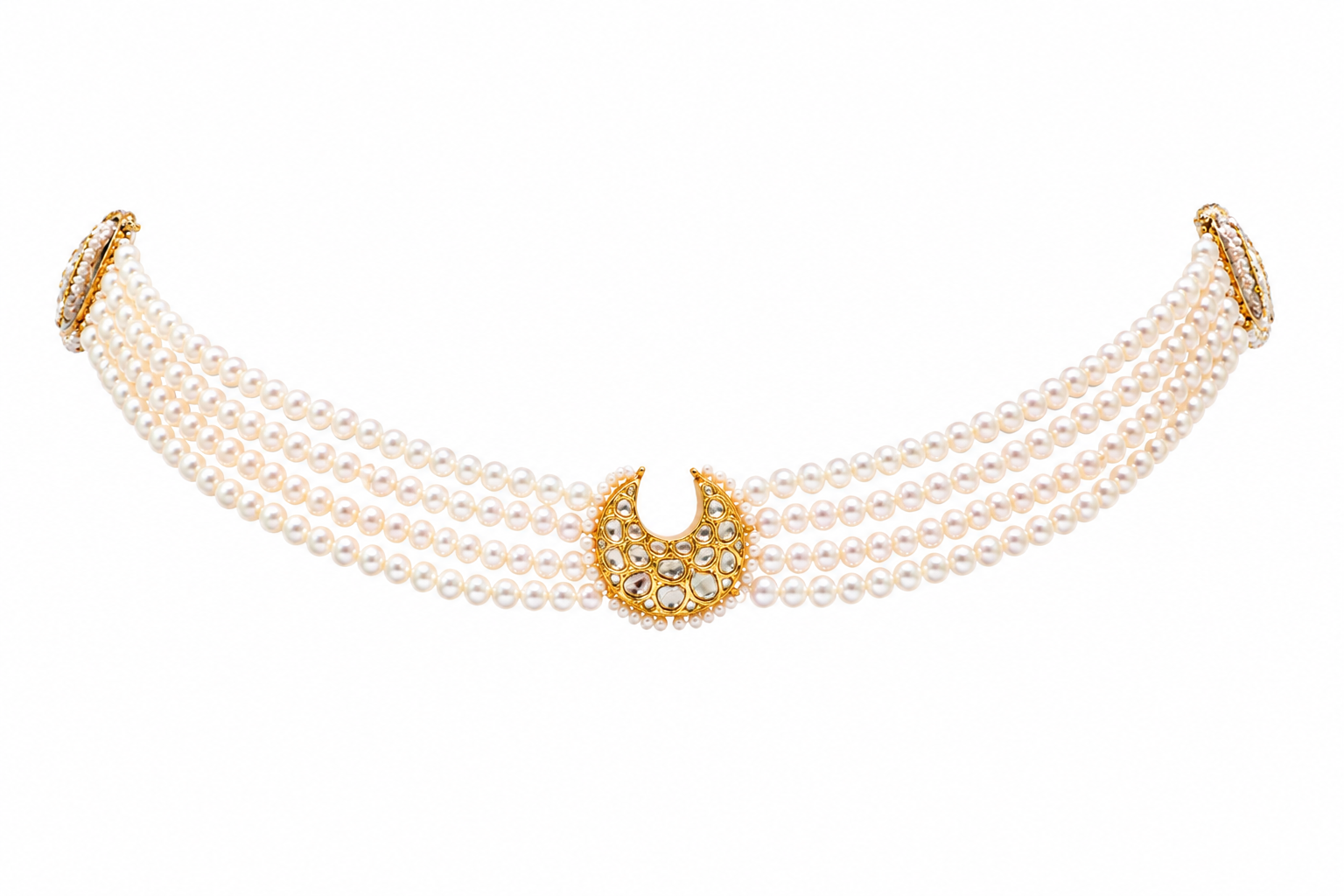 Chandrika Polki Pearl Choker