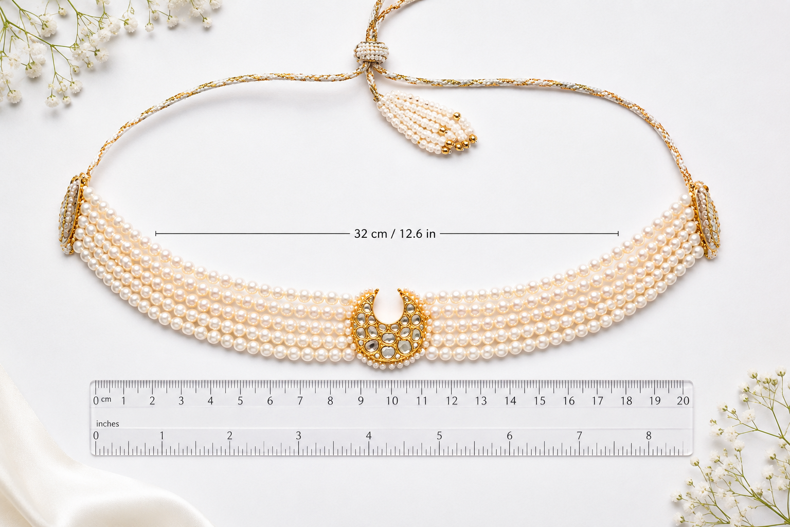 Chandrika Polki Pearl Choker