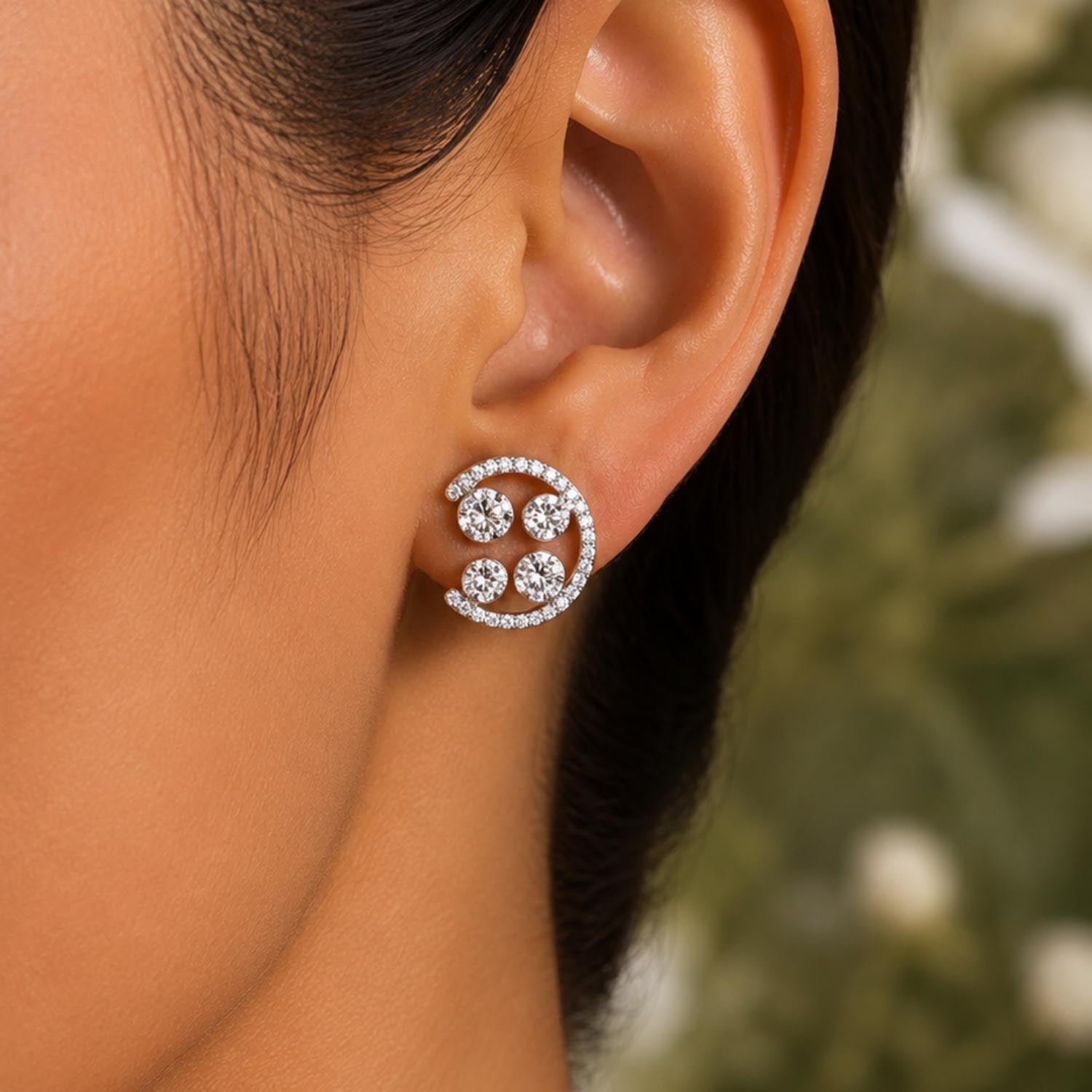 Orbit Diamond Studs