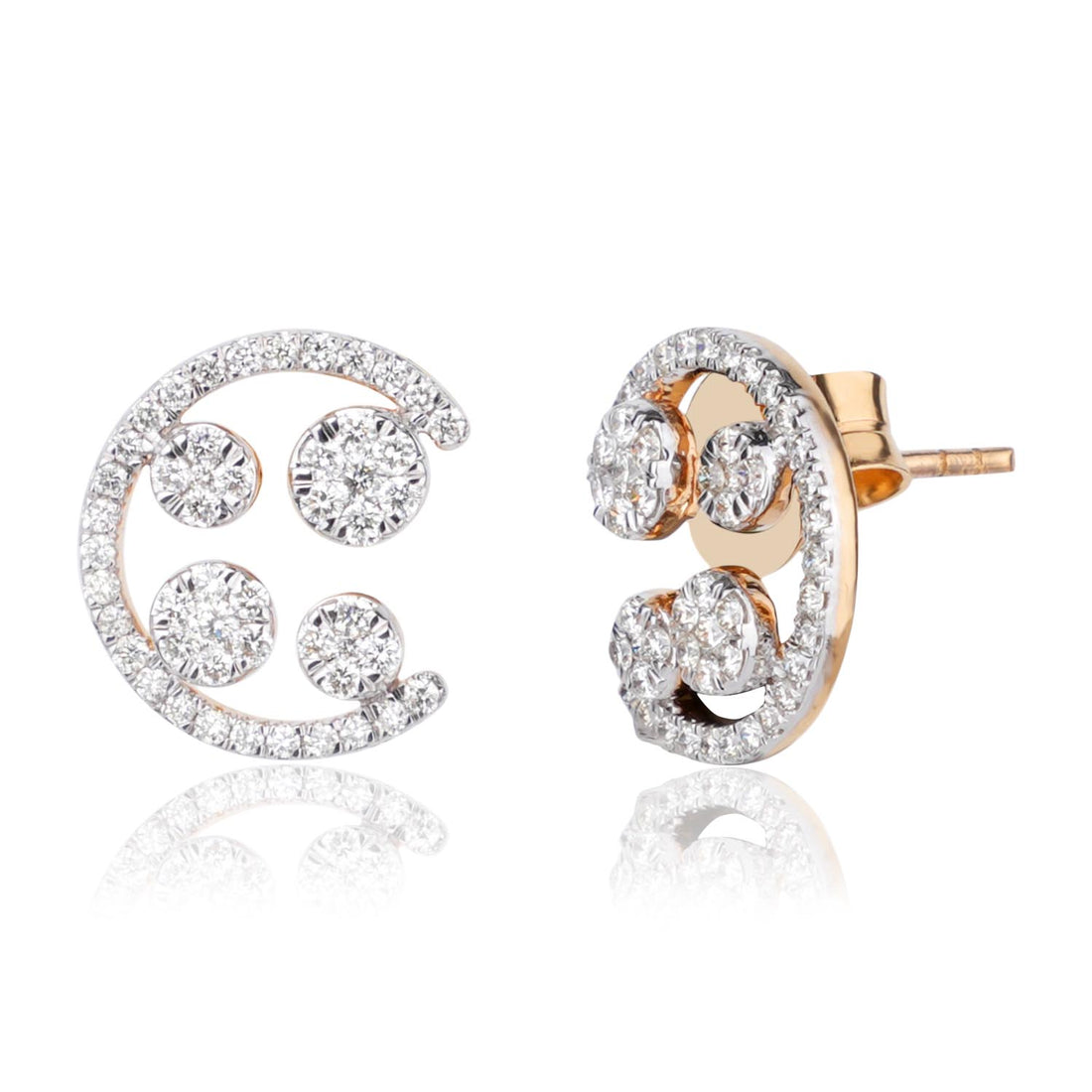 Orbit Diamond Studs