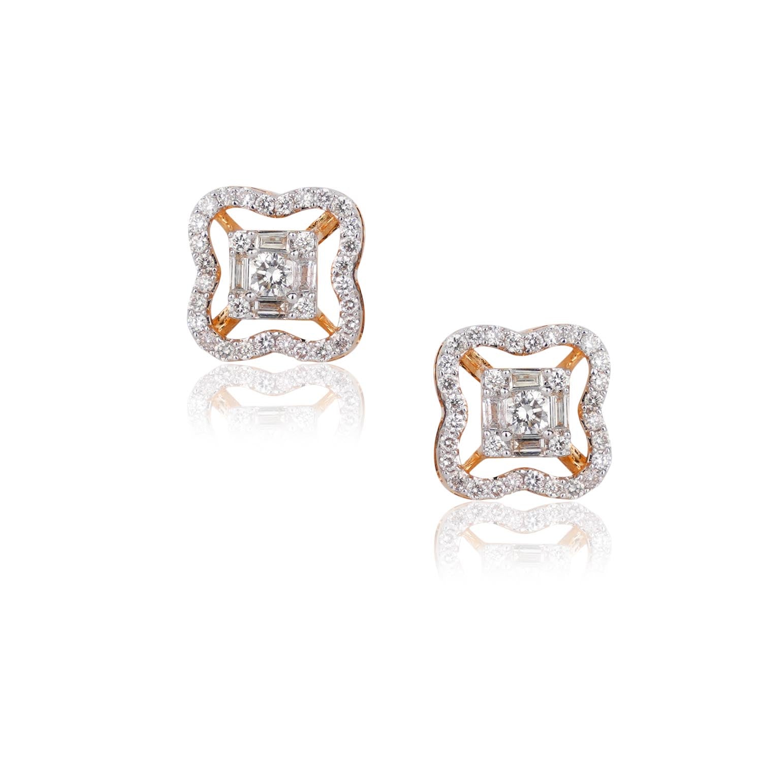Quatre Diamond Studs
