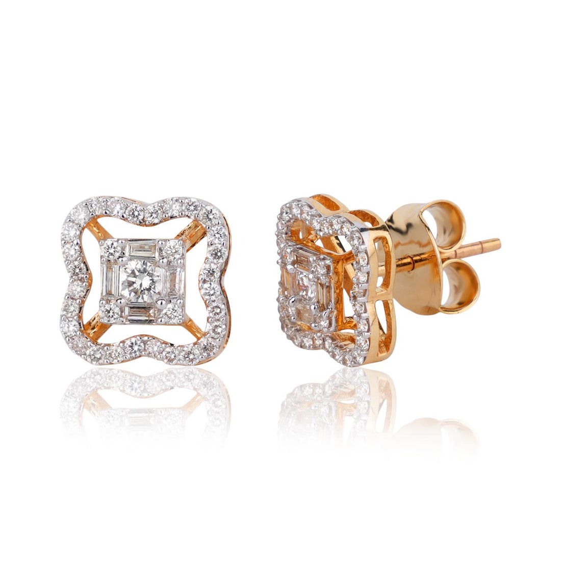 Quatre Diamond Studs