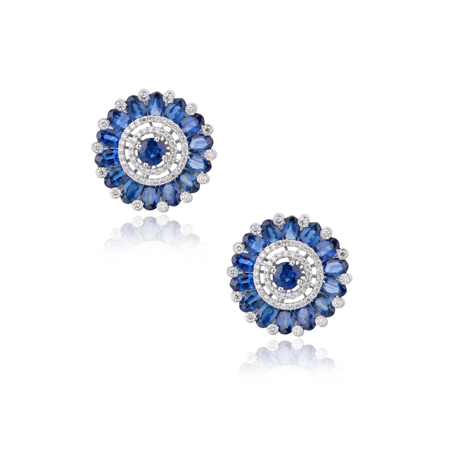 Azure Bloom Studs