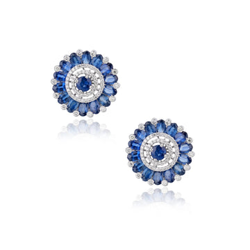 Azure Bloom Studs