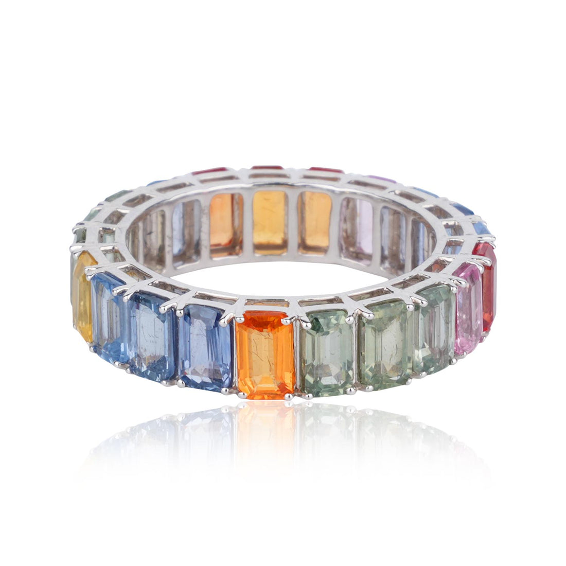 Pastel Prism Eternity Ring