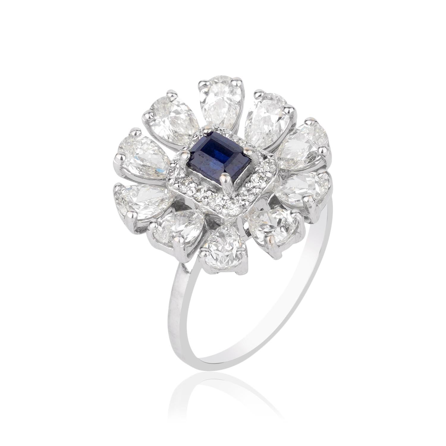 Royal Blue Cocktail Ring