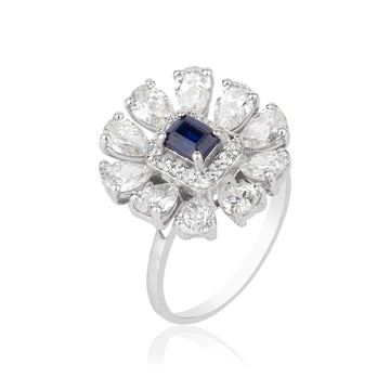 Royal Blue Cocktail Ring