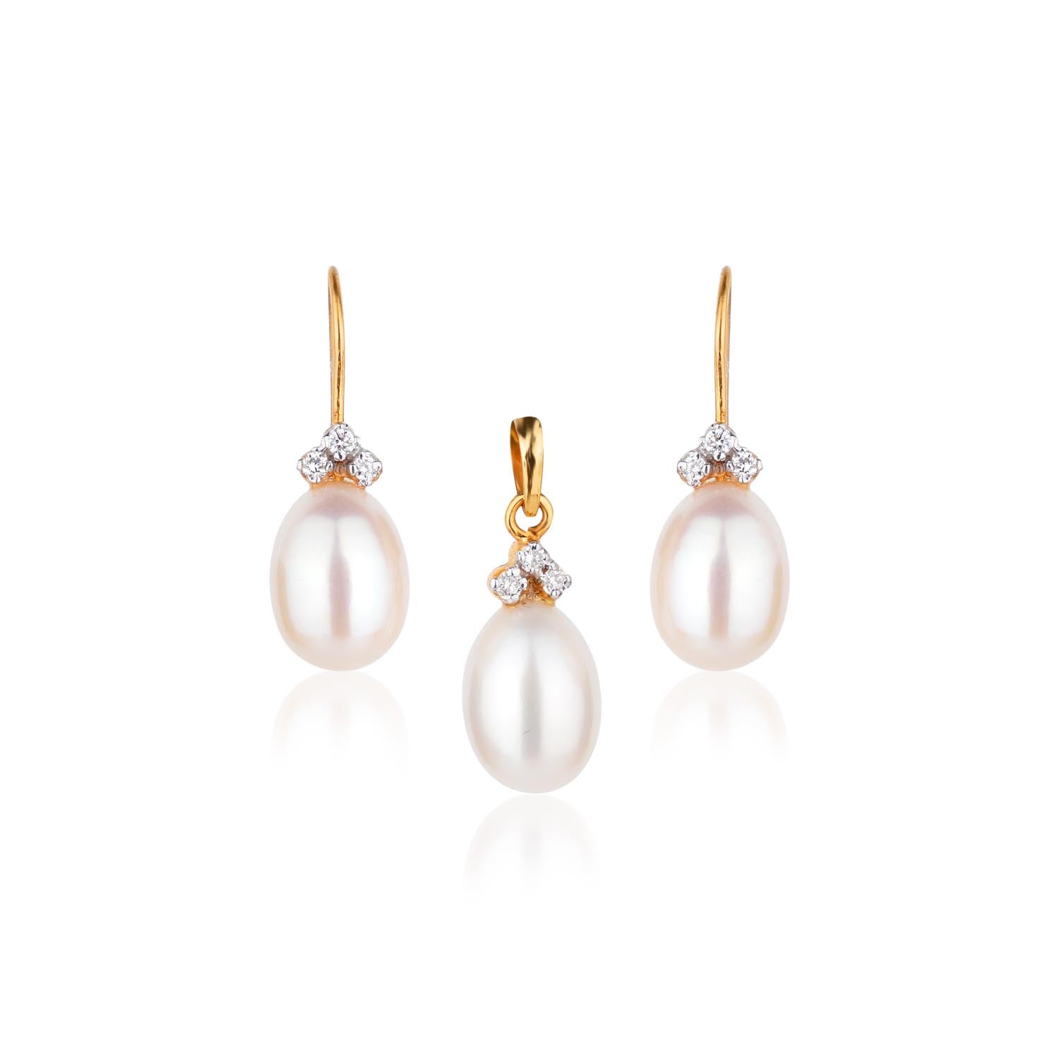 Freshwater Pearl Pendant Set