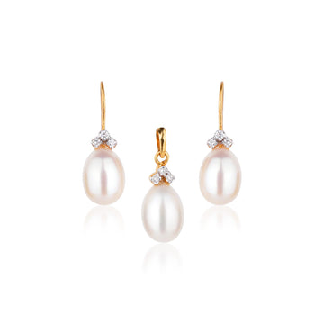 Freshwater Pearl Pendant Set