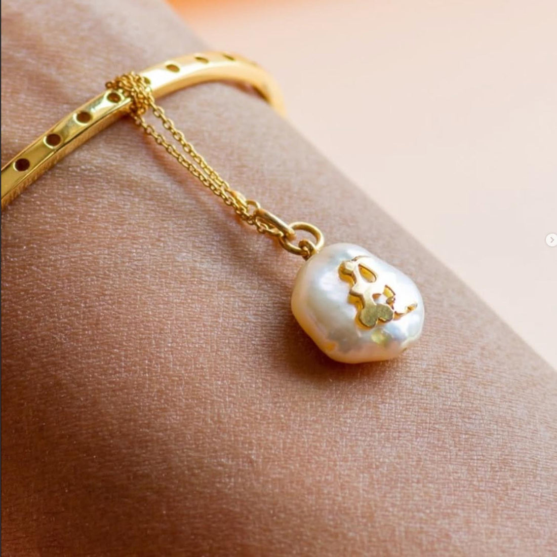 Customisable Freshwater Pearl Watch Charm