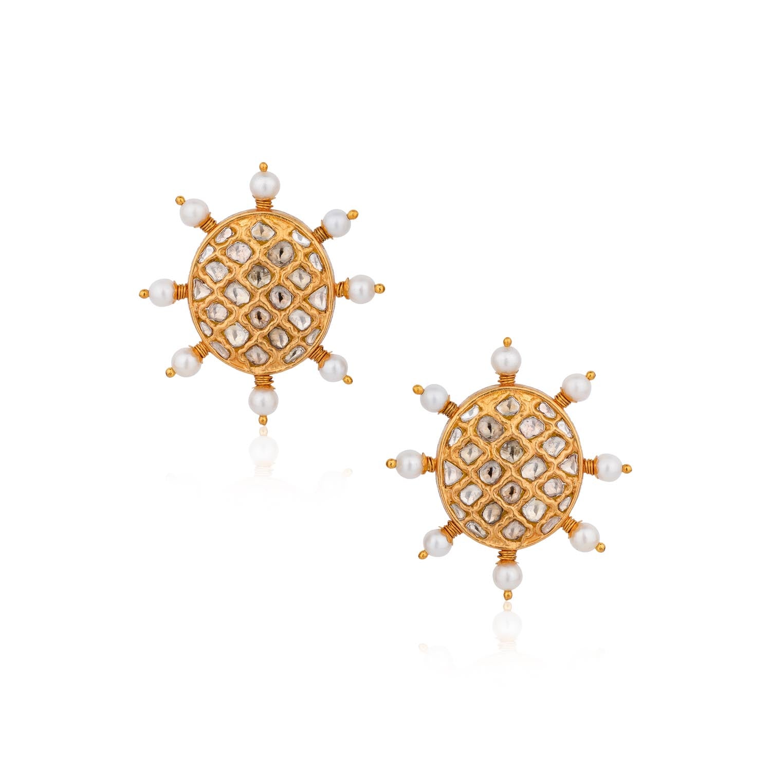 Noor Polki Studs
