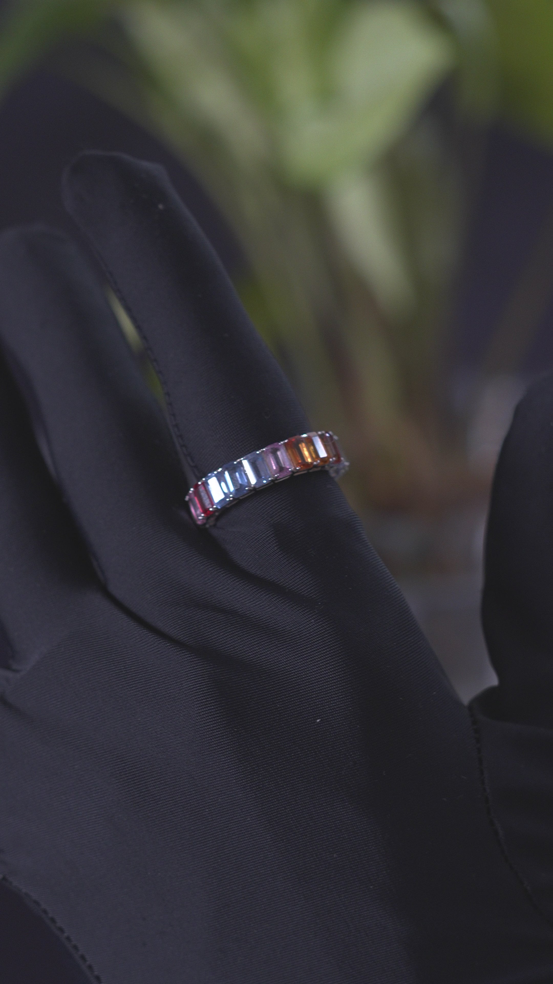 Pastel Prism Eternity Ring